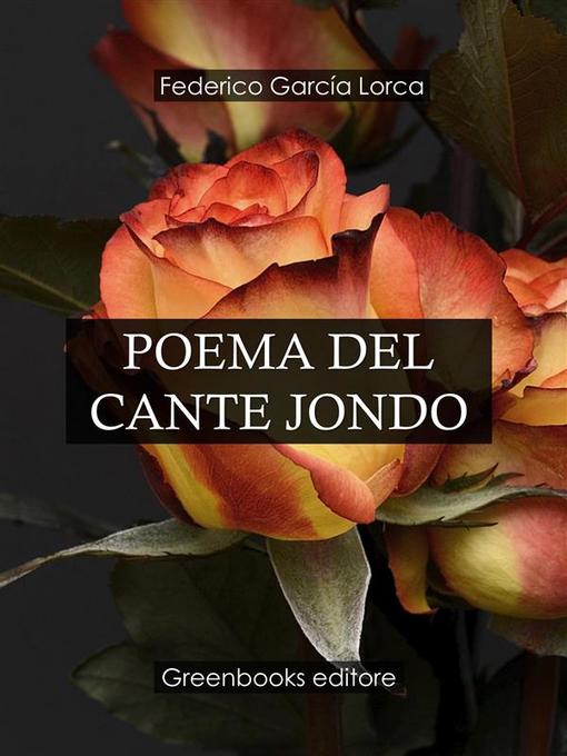 Cover image for Poema del cante jondo